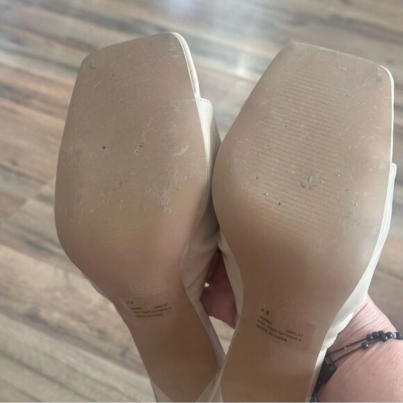 Fashion Nova Amala Patent Cinched Toe Slip On Heels Size 8.5 - Picture 13 of 16